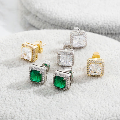 MEN'S EARRING SQUARE 9MM (O PAR) – TS JEWELS PREMIUM COLLECTION