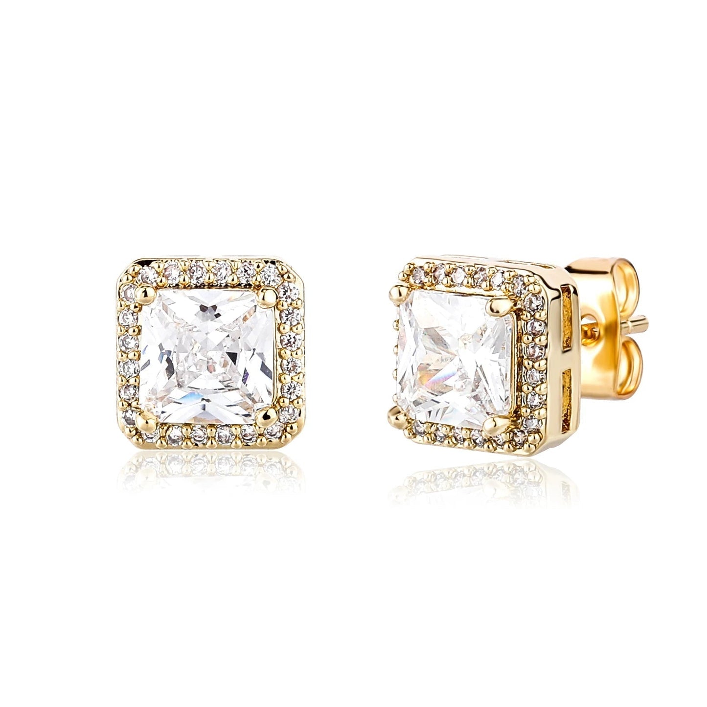 MEN'S EARRING SQUARE 9MM (O PAR) – TS JEWELS PREMIUM COLLECTION