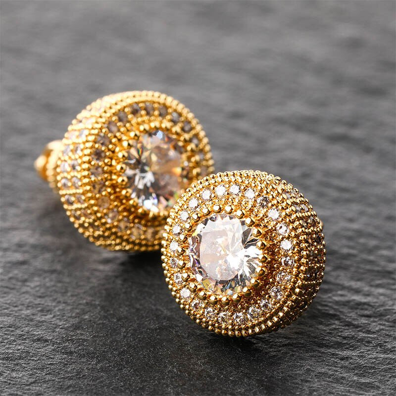 MEN'S EARRING ROUND 2.0 ICED (O PAR) – TS JEWELS PREMIUM COLLECTION