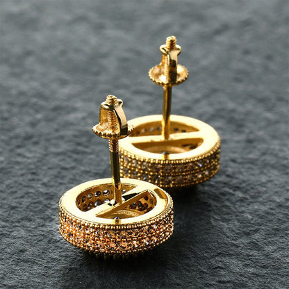 MEN'S EARRING ROUND 2.0 ICED (O PAR) – TS JEWELS PREMIUM COLLECTION