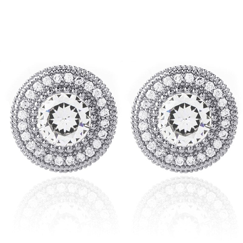 MEN'S EARRING ROUND 2.0 ICED (O PAR) – TS JEWELS PREMIUM COLLECTION