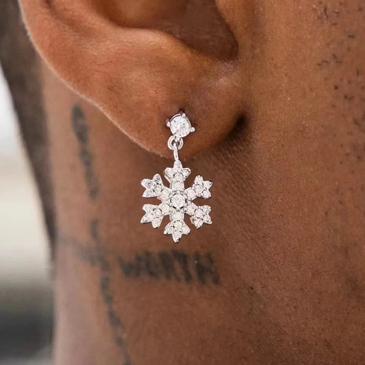 MEN'S EARRING SNOW ICED (O PAR) – TS JEWELS PREMIUM COLLECTION