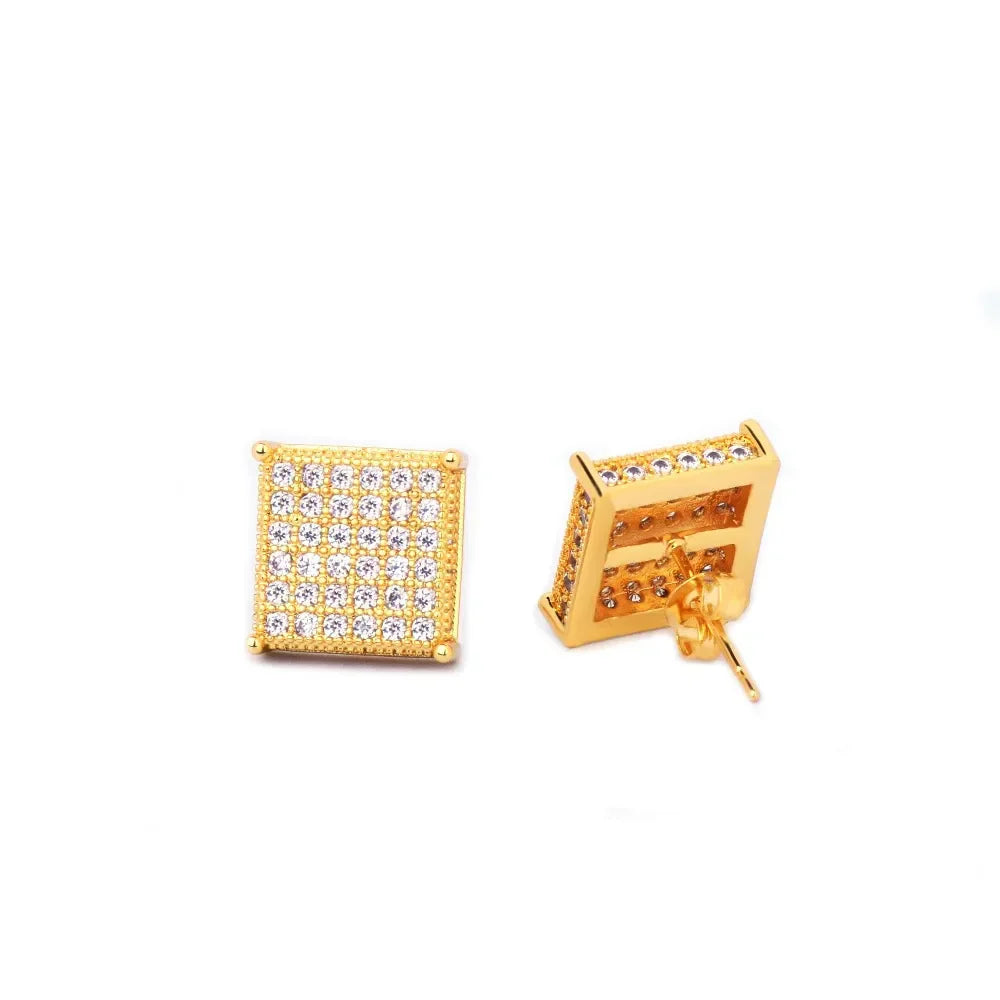 EARRING SQUARE MEN'S 3.0 ICED [O PAR] – TS JEWELS PREMIUM COLLECTION