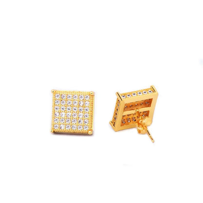 EARRING SQUARE MEN'S 3.0 ICED [O PAR] – TS JEWELS PREMIUM COLLECTION