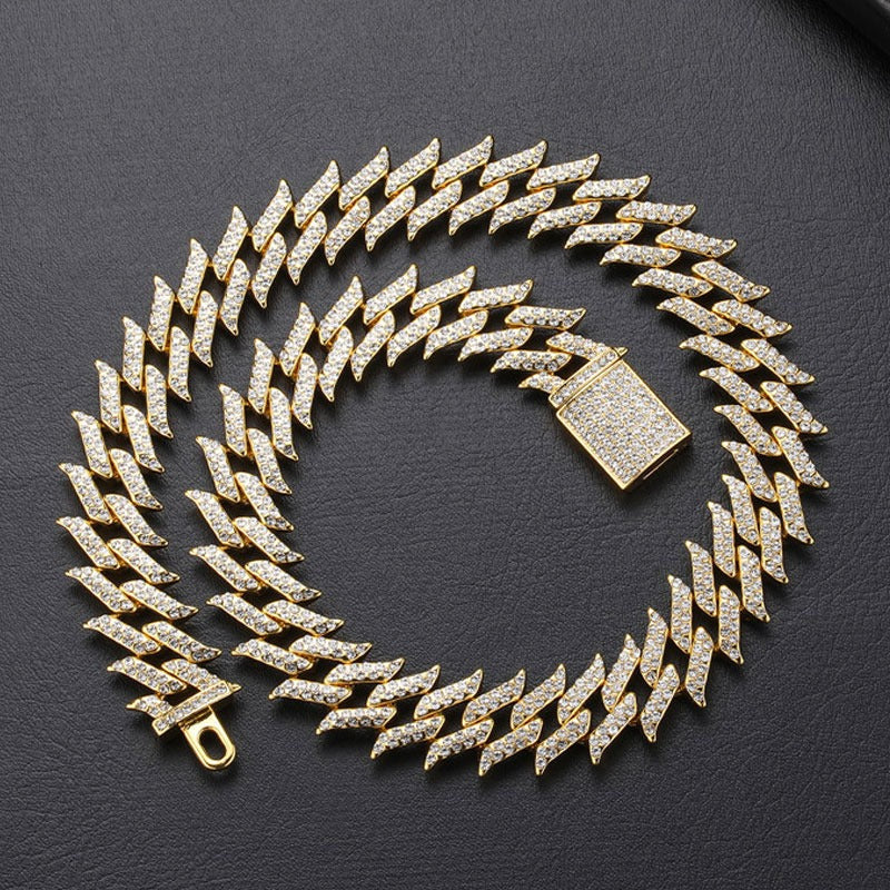 SET CUBAN FLAME (ICED) 18MM – TS JEWELS PREMIUM COLLECTION