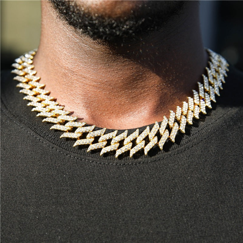 SET CUBAN FLAME (ICED) 18MM – TS JEWELS PREMIUM COLLECTION