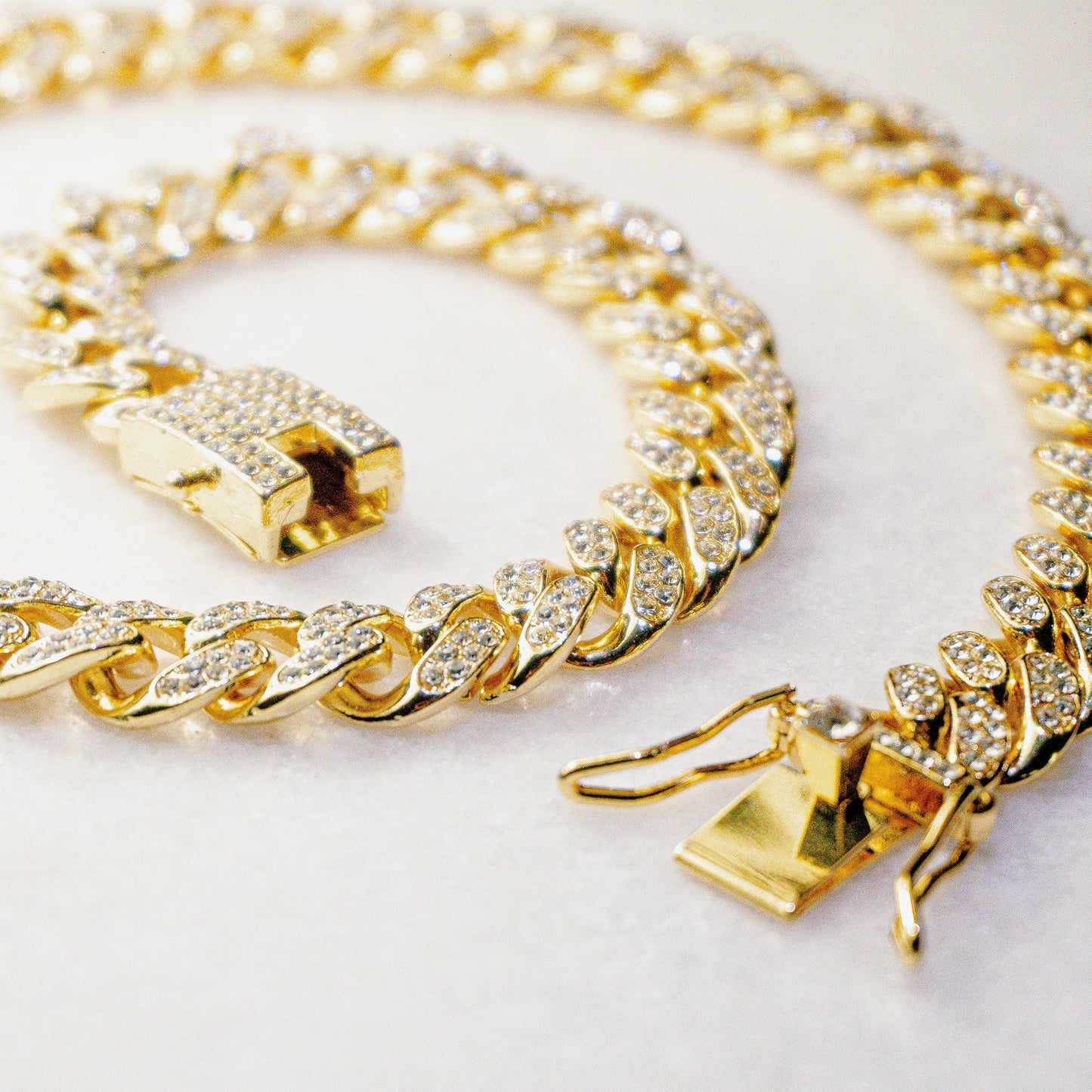 CHAIN CUBAN 13MM + RIVIERA 5MM (ICED) – TS JEWELS PREMIUM COLLECTION