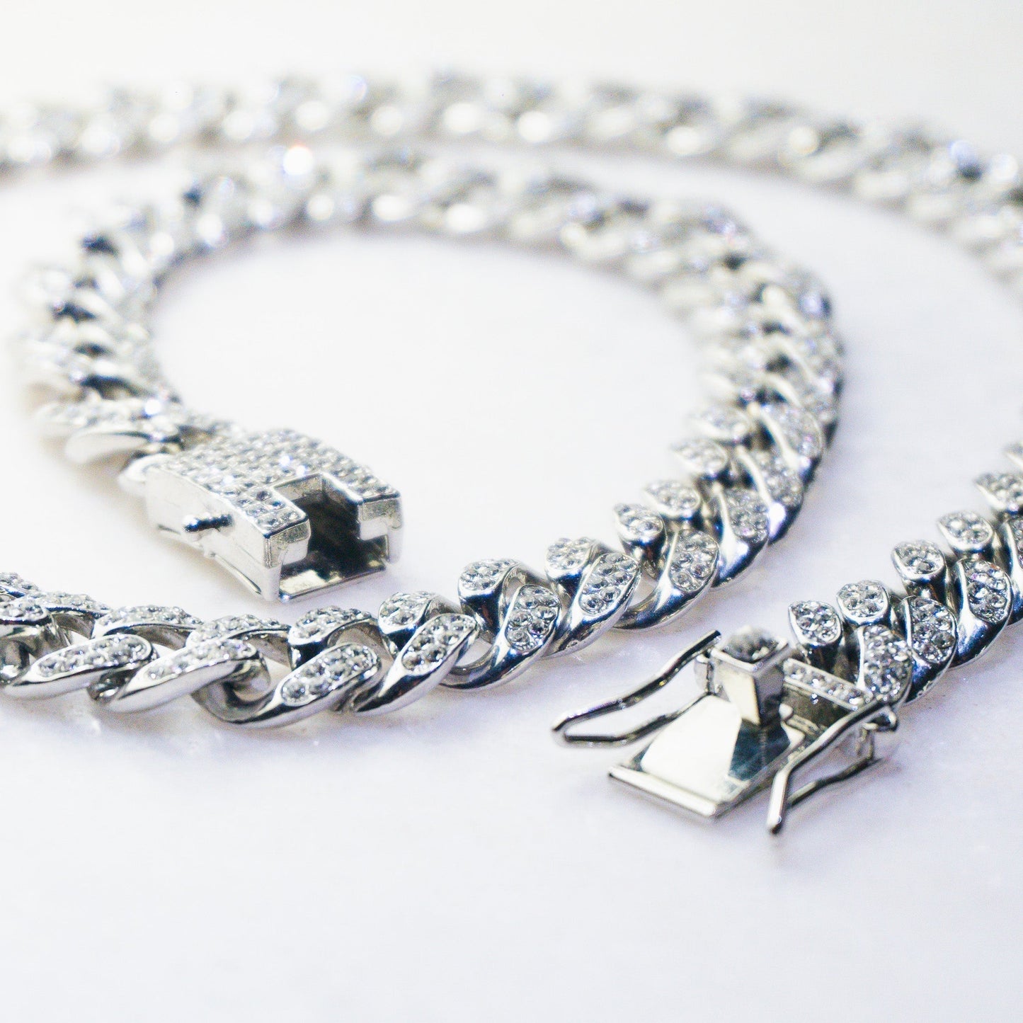 CHAIN CUBAN 13MM + RIVIERA 5MM (ICED) – TS JEWELS PREMIUM COLLECTION