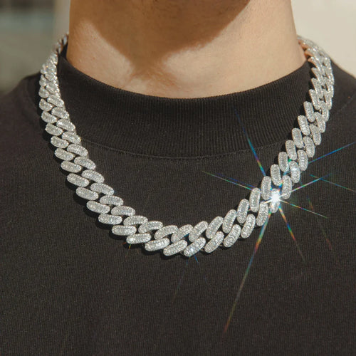 15MM BAGUETTE CUBAN LINK CHAIN – TS JEWELS PREMIUM COLLECTION