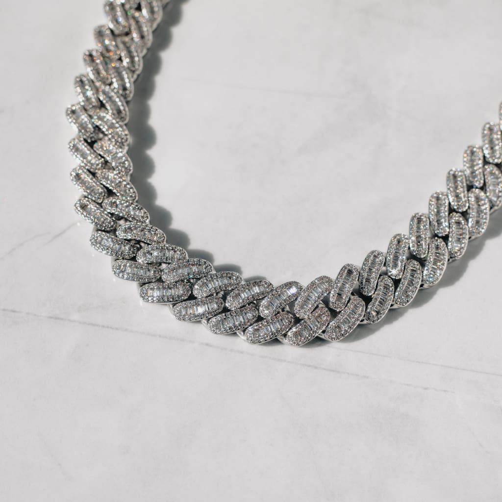 15MM BAGUETTE CUBAN LINK CHAIN – TS JEWELS PREMIUM COLLECTION