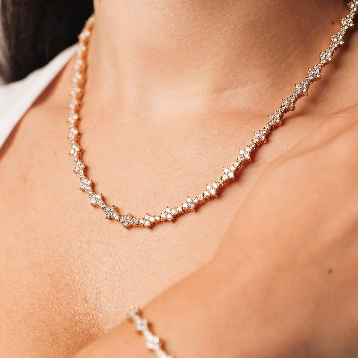 3MM HONEYCOMB CHAIN – 18K GOLD PLATED – TS JEWELS PREMIUM COLLECTION