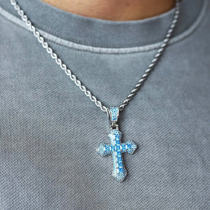 PENDANT BLUE CROSS – 925 SILVER – TS JEWELS PREMIUM COLLECTION