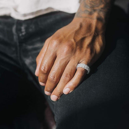 RING ICED DOUBLE ROW TENNIS – TS JEWELS PREMIUM COLLECTION