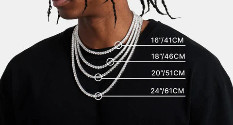 5MM TENNIS CHAIN – 925 SILVER PLATED – TS JEWELS PREMIUM COLLECTION