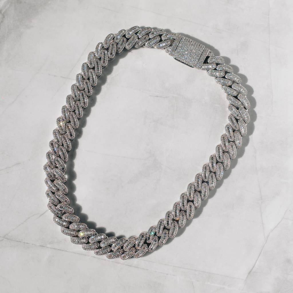 15MM BAGUETTE CUBAN LINK CHAIN – TS JEWELS PREMIUM COLLECTION