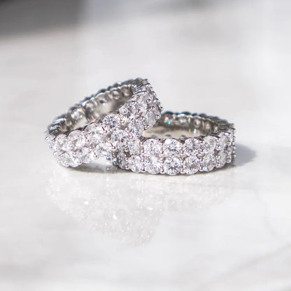 RING ICED DOUBLE ROW TENNIS – TS JEWELS PREMIUM COLLECTION