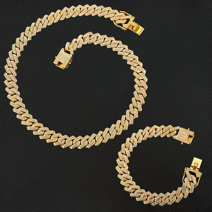 SET CUBAN MIAMI 2.0 (ICED) 13 , 5MM – TS JEWELS PREMIUM COLLECTION