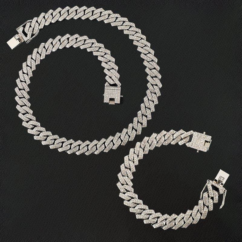 SET CUBAN MIAMI 2.0 (ICED) 13 , 5MM – TS JEWELS PREMIUM COLLECTION