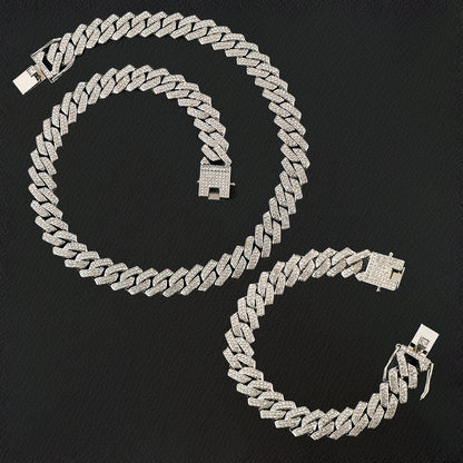 SET CUBAN MIAMI 2.0 (ICED) 13 , 5MM – TS JEWELS PREMIUM COLLECTION