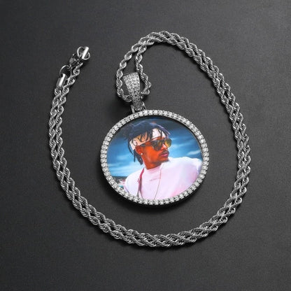 PENDANT CUSTOM PHOTO & CHAIN ROPE BRINDE – TS JEWELS PREMIUM COLLECTION