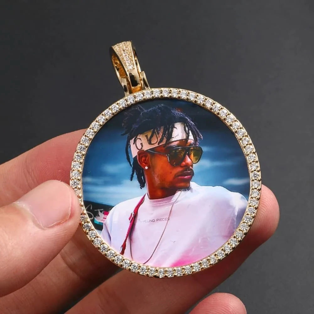 PENDANT CUSTOM PHOTO & CHAIN ROPE BRINDE – TS JEWELS PREMIUM COLLECTION