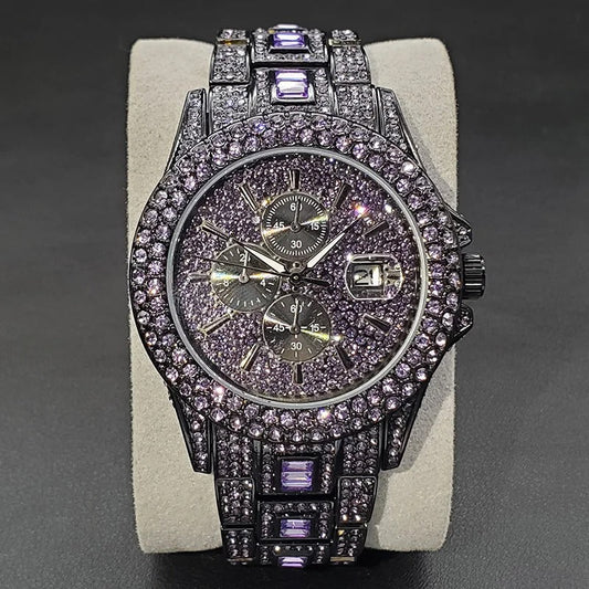 WATCH C'EST LA VIE PURPLE (ICED) – TS JEWELS PREMIUM COLLECTION